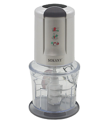 Измельчитель кухонный электрический со пластиковой чашей  Sokany 600S (650W) (чоппер)