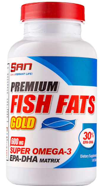 Специальные Добавки Premium Fish Fats Gold, 60 softgel. - фото 1 - id-p73214560