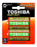 Цинковые батарейки Toshiba HEAVY DUTY R20KG BP-2TGTE SS D (код583).