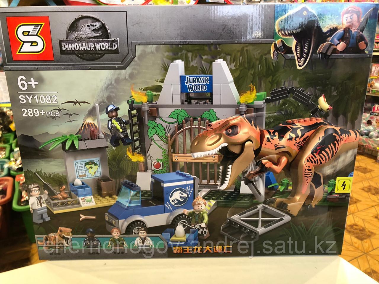 Конструктор Bela 10920 "Побег Ти-Рекса" 298 деталей (Аналог Lego Jurassic World 10758)