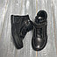 Ботинки черные на шнуровке с липучкой, фото 3