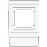 DKC PDA-45N 80 Рамка-суппорт под 2 модуля 45x45 мм, фото 3
