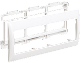 IEK Рамка и суппорт для К.К. "Праймер" на 6 модулей, 75 мм белый IEK, фото 2