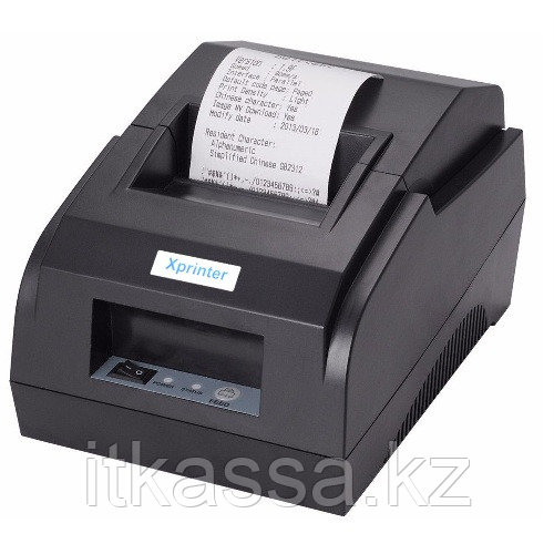 Принтер чеков Xprinter XP58 IIL USB + Bluetooth подходит для мобильных касс