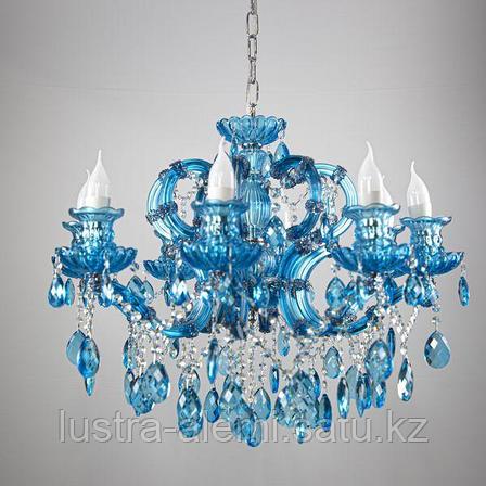 Люстра Классика 104/8 SIL+BLUE E14*8 20м2, фото 2