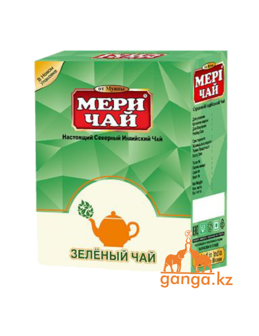 Мери чай крупнолистовой зеленый (Meri Chai), 90 гр