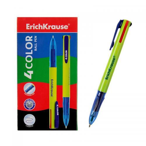 Erich Krause Шариковая ручка, 4 цвета