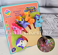 Пальчиковые куклы My Little Pony игрушки на палец маленькие пони Пальчиковый театр (5 гибких фигурок)