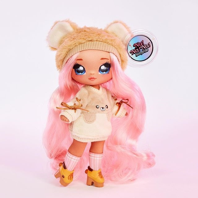 Na Na Na Surprise Sarah Snuggles На На На Сюрприз Мягкая кукла мишка Сара Снагглс