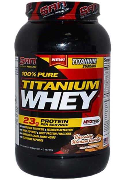 Протеин / Изолят / Концетрат 100% Pure Titanium Whey, 2 lbs. - фото 1 - id-p73285189