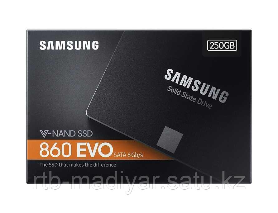 Твердотельный накопитель SSD Samsung 860 EVO 250GB 2,5" 6,8 мм, SATA III 6 Гбит/с, - фото 5 - id-p71241136