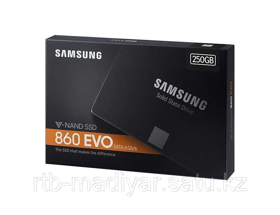Твердотельный накопитель SSD Samsung 860 EVO 250GB 2,5" 6,8 мм, SATA III 6 Гбит/с, - фото 7 - id-p71241136