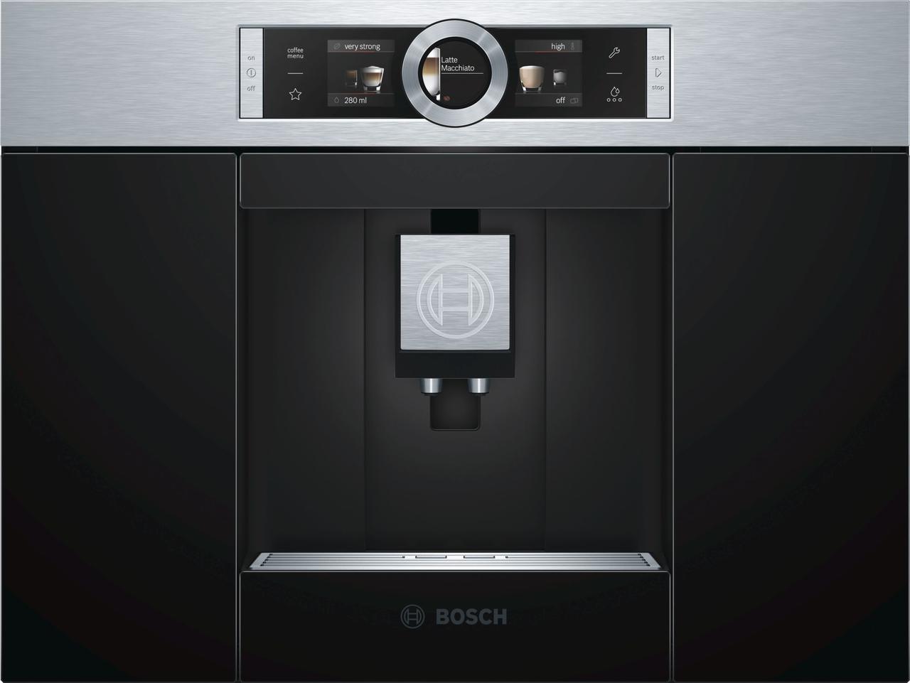 Встраиваемая автоматическая кофемашина Bosch Нержавеющая сталь CTL636ES1 - фото 1 - id-p73354171