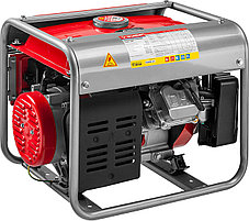 Бензиновый электрогенератор ЗУБР ЗЭСБ-1200, двигатель 4-х тактный, ручной пуск, 1200/1000Вт, 220В, фото 3