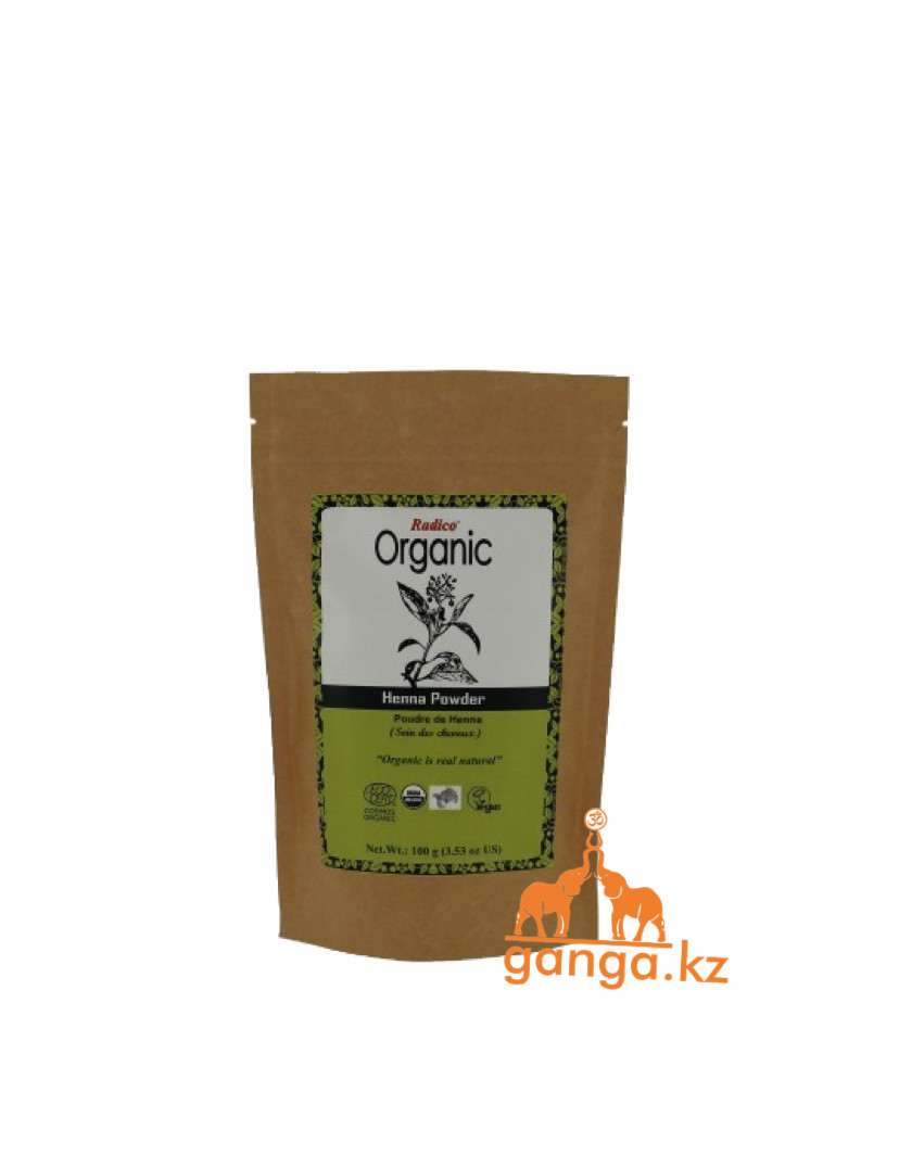 Радико Органик натуральная хна (Radico Organic Henna Powder), 100 гр
