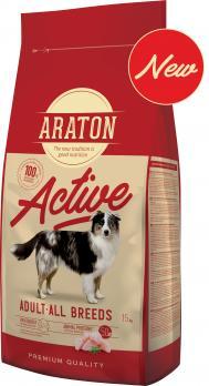 Сухой корм для активных собак всех пород Araton Adult Active