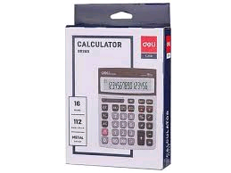 Калькулятор настольный DELI "39265" 16 разрядный серый - фото 2 - id-p73383859