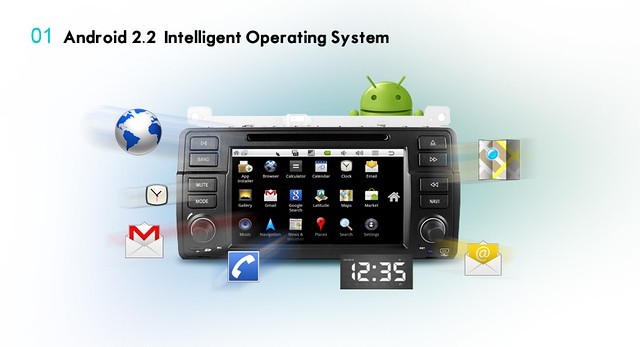 Штатное головное устройство Dynavin DVN-E46 BMW 3