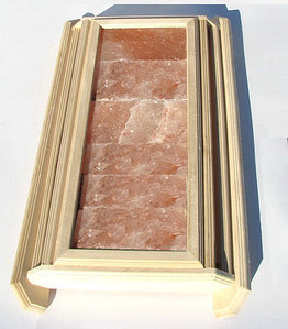 Абажур угловой с гималайской солью, 5 плиток (АУЕ-5П), 212F, Банный Эксперт
