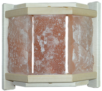 Абажур угловой с гималайской солью 3 плитки (АГС-3) Банный Эксперт