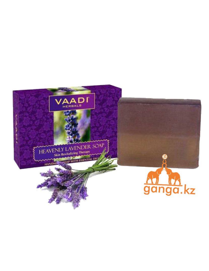 Мыло с лавандой и розмарином (Heavenly lavender soap VAADI Herbals), 75 гр