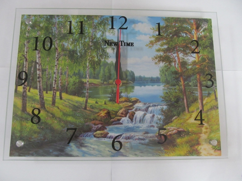 Часы в предбанник БЭ778, стекло, Банный Эксперт