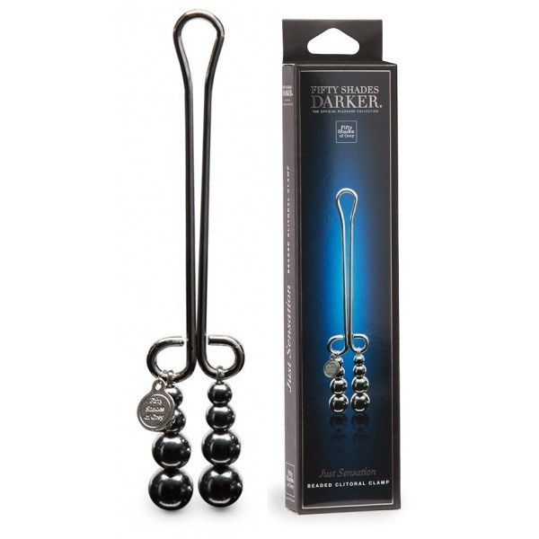 Зажим для клитора "Just Sensation Beaded" - Fifty Shades Darker