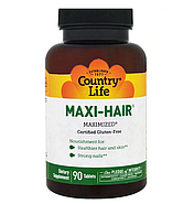Country Life, Maxi Hair, 90 таблеток, фото 3