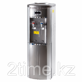 Кулер для воды ALMACOM WD-SСО-2AF напольный, со шкафчиком, компрессорное охлаждение и нагрев, серебристый