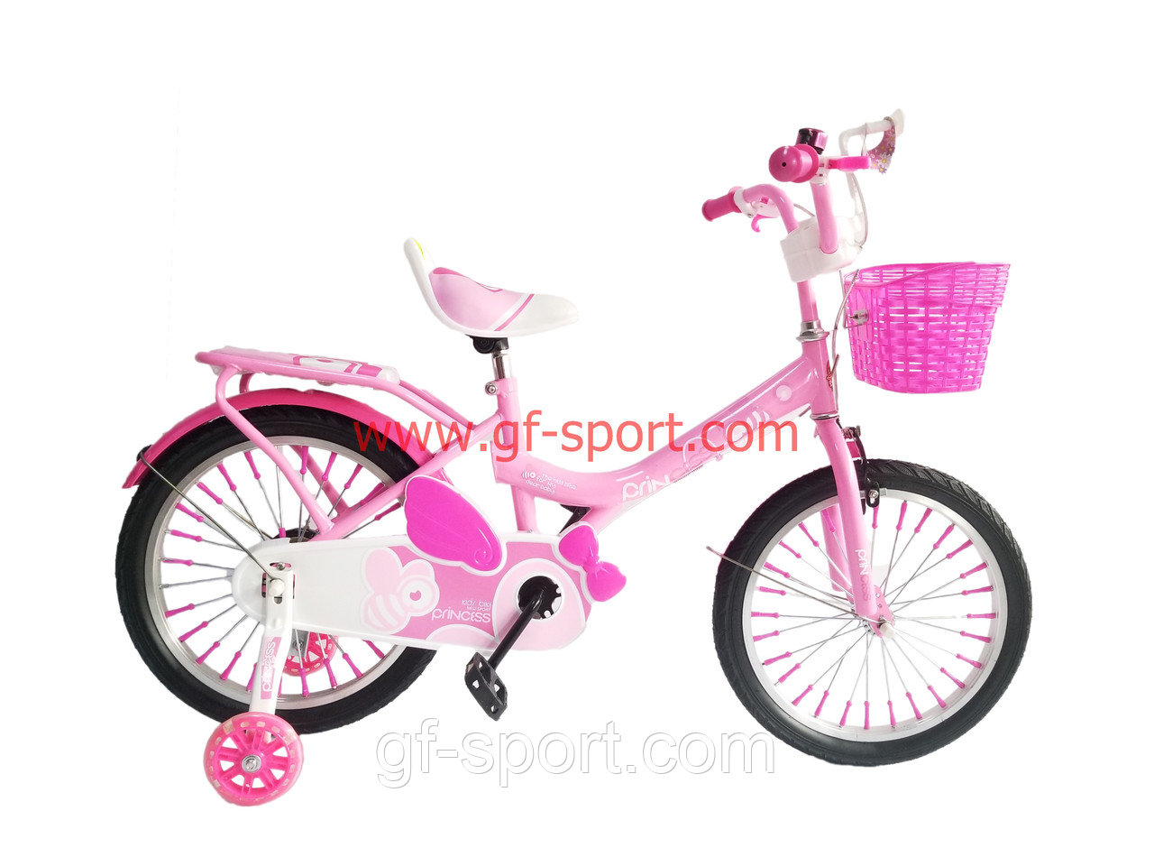 Велосипед Phillips Принцесса розовый оригинал детский с холостым ходом 18 размер