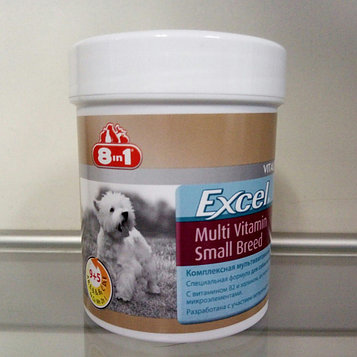 Мультивитамины Excel 8в1 для собак мелких пород