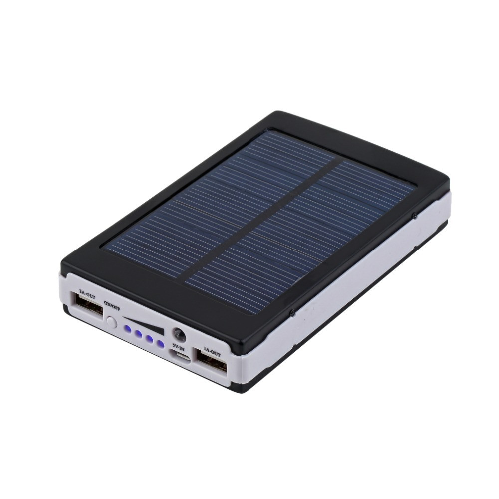 Китайский Power Bank внешний аккумулятор с солнечной батареей и мощным LED фонарем из 20 LED диодов, с заявлен - фото 5 - id-p73442733