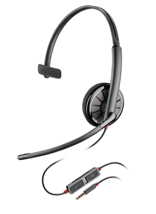 Plantronics 205203-02 гарнитура проводная BLACKWIRE 215, MONO HEADSET, с разъемом 3,5 мм