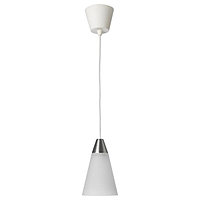 Светильник подвесной РЕСТАД белый ИКЕА, IKEA, фото 1
