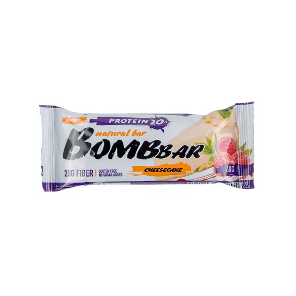 Батончик BombBar - BombBar (Малиновый чизкейк), 60 гр