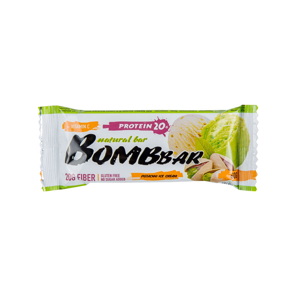 Батончик BombBar - BombBar (Фисташковый пломбир), 60 гр