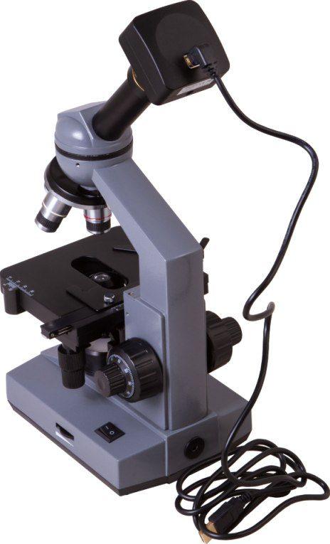 Цифровой монокулярный лабораторный usb микроскоп Levenhuk (Левенгук) D320L PLUS, 3,1 Мпикс