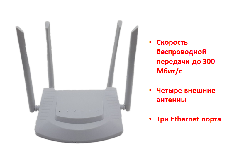 4G WIFI LAN умный роутер с поддержкой 4G сим карт и тремя Ethernet портами, YC901 - фото 1 - id-p73443571