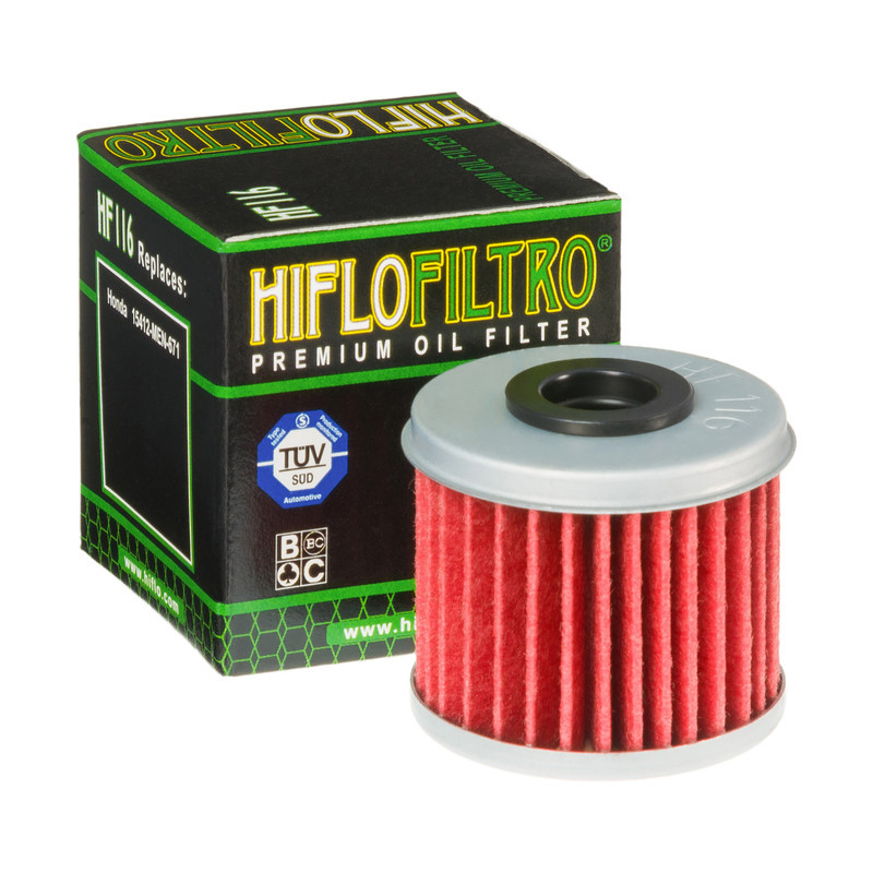 Масляный фильтр Hiflo HF116 для Honda Enduro - фото 4 - id-p73443624