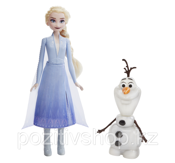 Игровой набор Эльза и Олаф Disney Princess холодное сердце 2 - фото 1 - id-p73443632