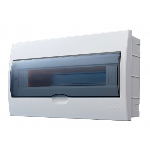 Бокс с прозрачной крышкой ЩРВ-П-18 для внутренней установки 18-и модульных устройств