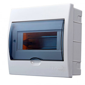 Бокс с прозрачной крышкой ЩРВ-П-6 для внутренней установки 6-и модульных устройств