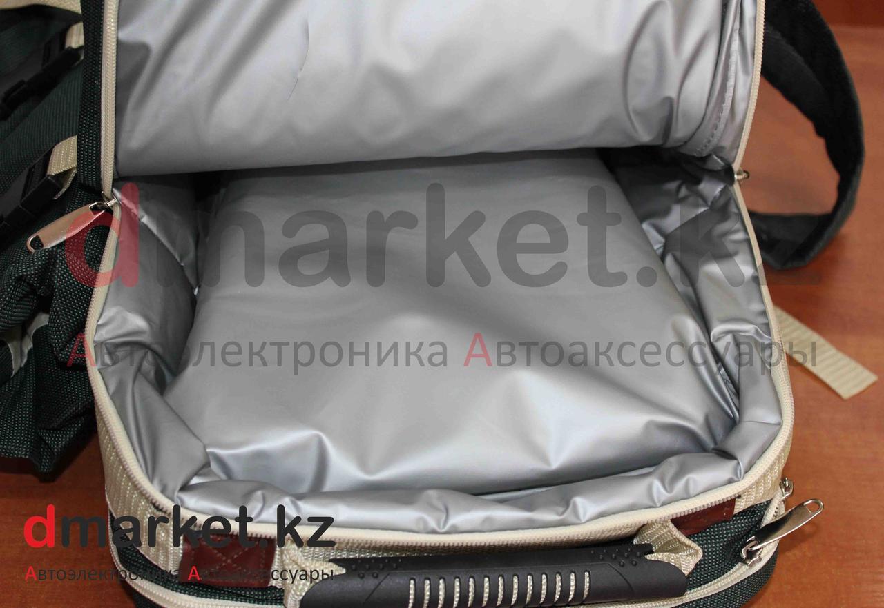 Набор посуды туристический, на 4 персоны, рюкзак, карман для термоса ...