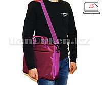 Сумка для ноутбука 15 дюймов Наплечная сумка 30 см х 40 см х 5 см Fopati bag (сиреневая)