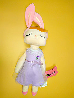 Кукла сплюшка "Платье сирень"