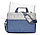 Сумка для ноутбука лэптопа 14 дюймов Наплечная сумка для макбука 26 см х 36 см х 6 см  (синяя) Т52, фото 5