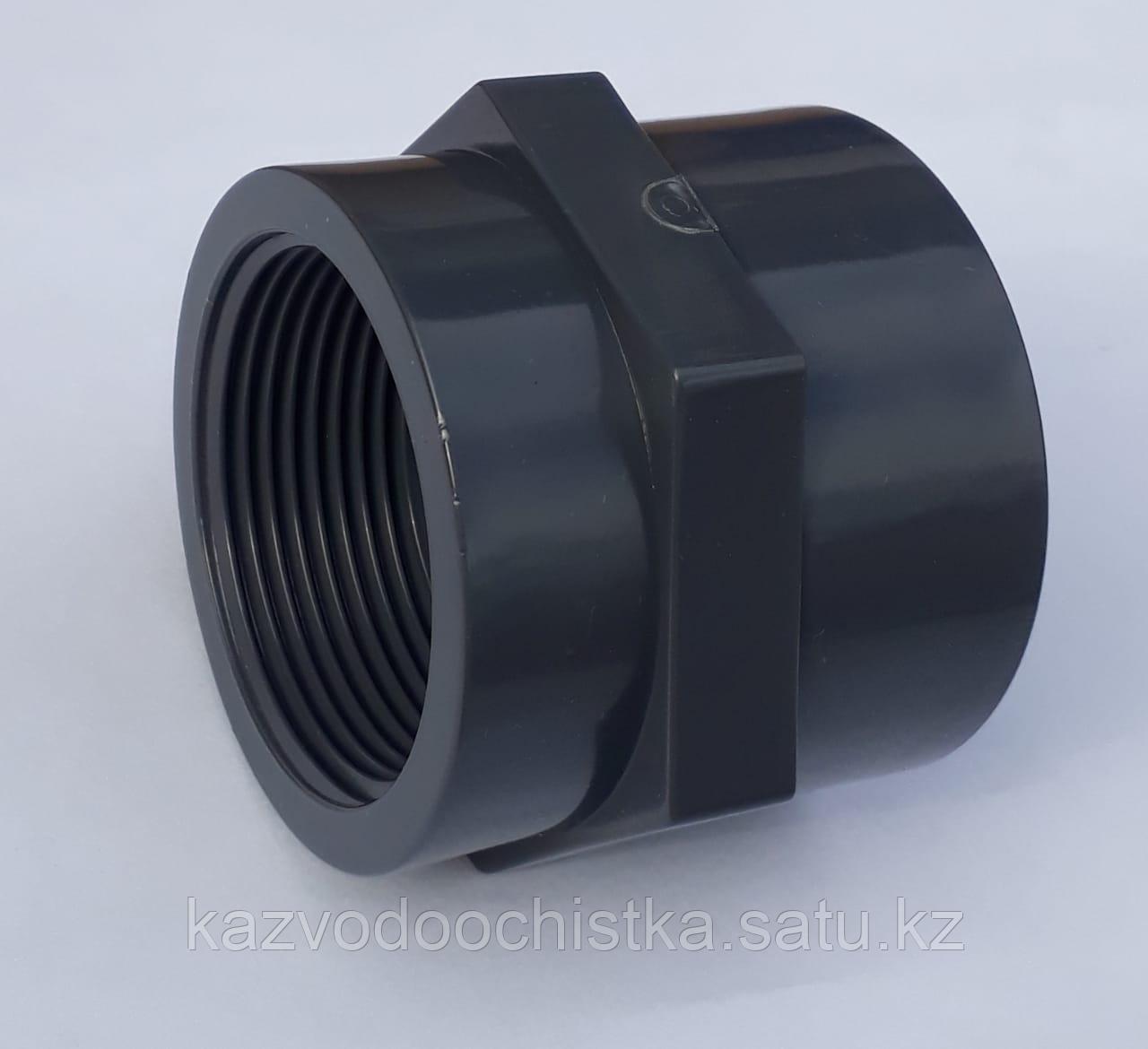 ПВХ Муфта с внутренней резьбой (FEMALE ADAPTOR) 40 мм.