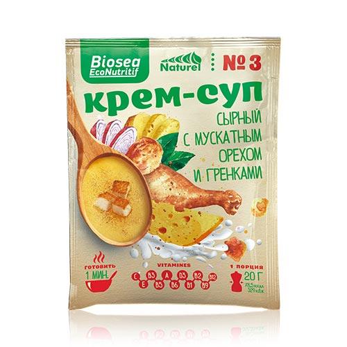 Крем-суп #3 Сырный с мускатным орехом и гренками (Франция) Biosea EcoNutritif