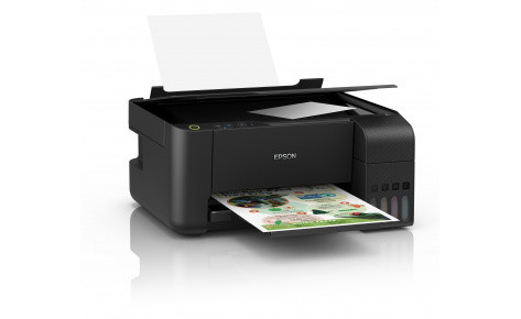 МФУ Epson L3100, C11CG88401, A4, печать пьезоэлектрическая струйная цветная, 4-цветная, max. 33 стр - фото 1 - id-p73482499