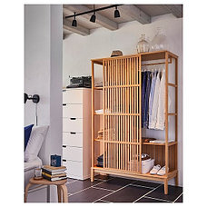Гардероб открытый/раздвижная дверь НОРДКИЗА 120x186 см ИКЕА, IKEA, фото 2